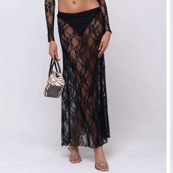RESA Dresses & Skirts - RESA black lace skirt